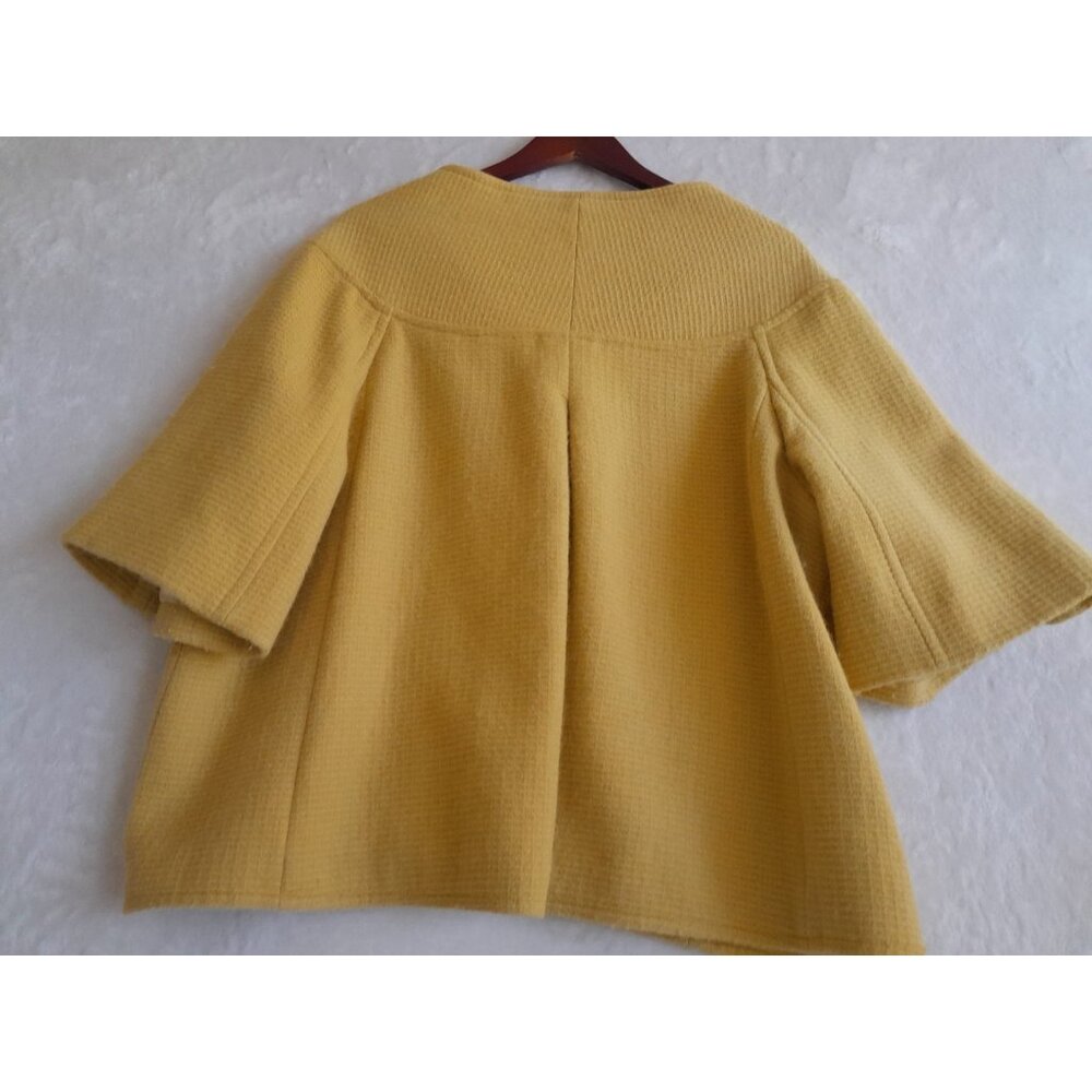 Ellen Tracy Elegant Angora Wool Designer Vintage Inspired Size 16 Coat Pockets - Picture 4 of 8